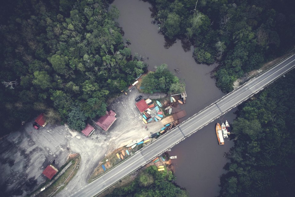 Aerial View Of The Bridge