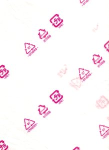 Pink Text Textile Product