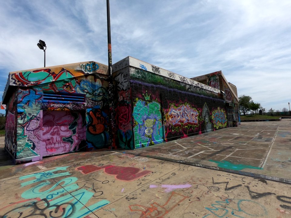 Wall Sky Mural Graffiti