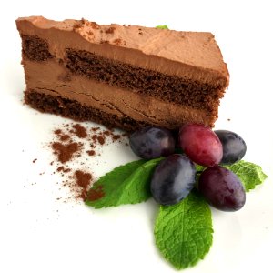Dessert Frozen Dessert Chocolate Cake Flourless Chocolate Cake photo