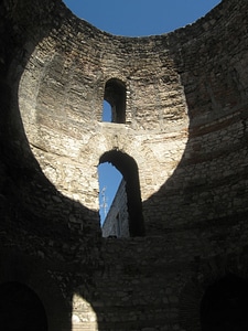The walls of the city church