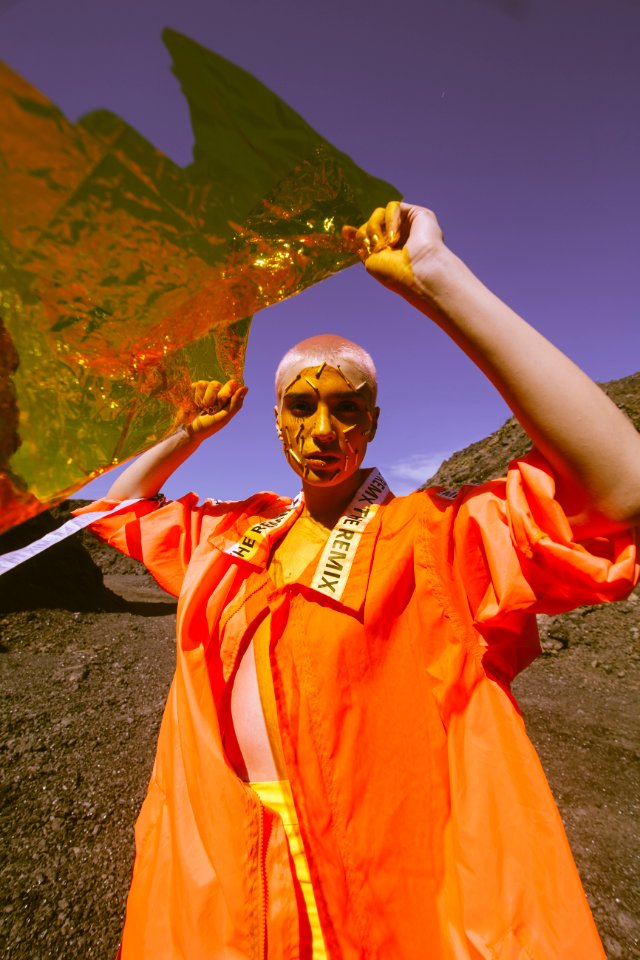 Womens Orange Dress