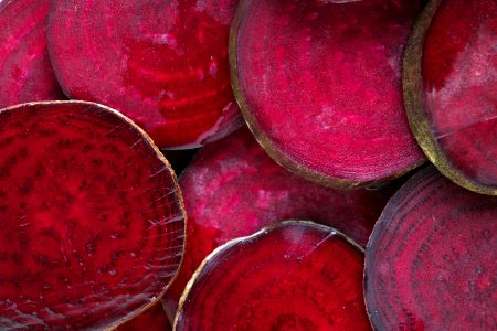 Red Beet Close Up Magenta