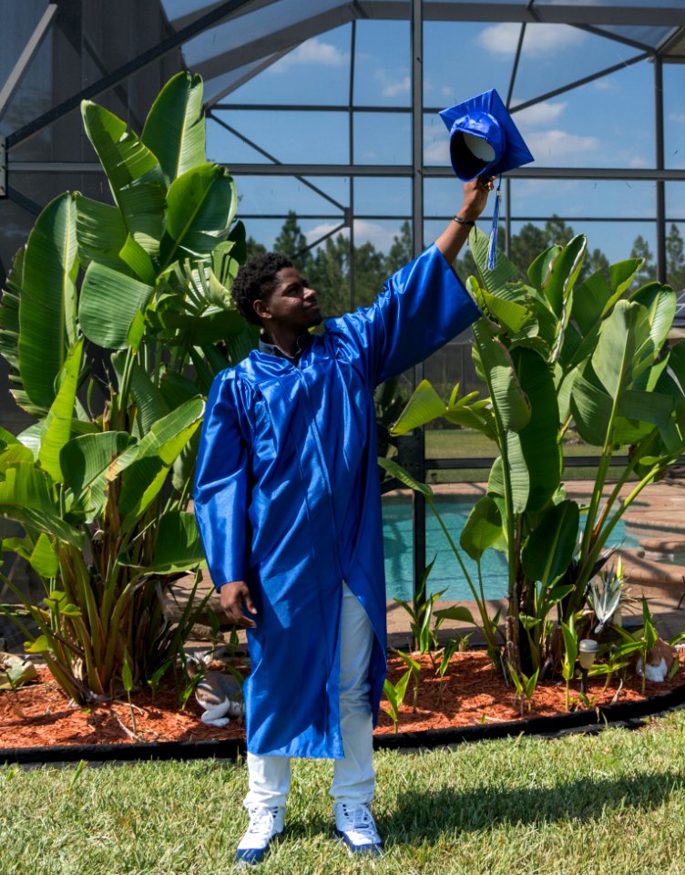 Blue Plant Tree Outerwear