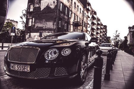 Photography Of Black Bentley
