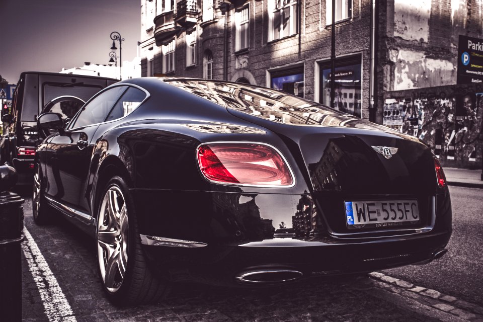 Photography Of Black Bentley