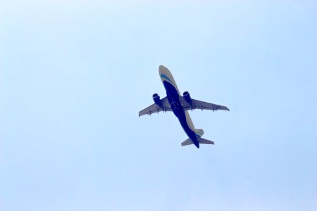 White And Blue Aircraft photo