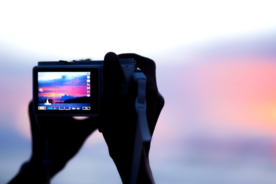 Silver Digital Camera