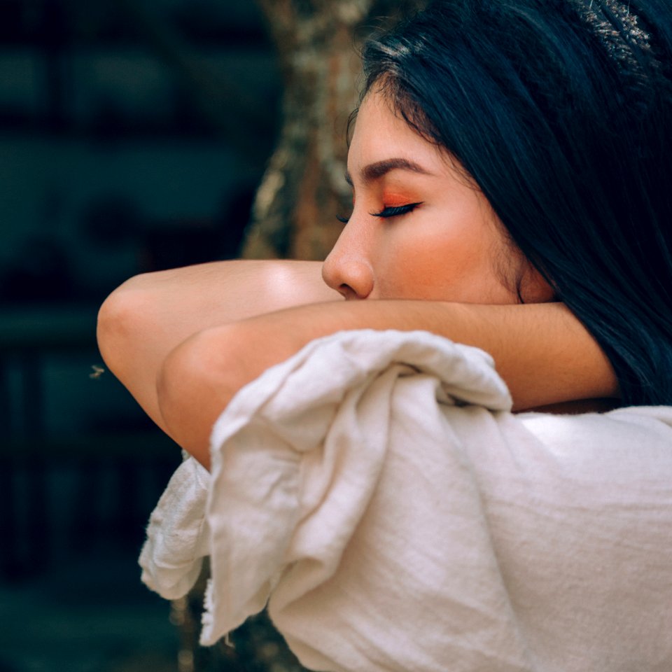 Close-Up Photography Of A Woman