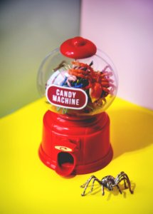 Colorful And Bright Candy Machine