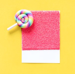Colorful And Cute Lolipop Candy photo