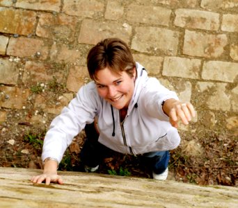 Photograph Girl Sitting Fun