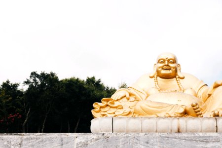 Gold Buddah Statue photo