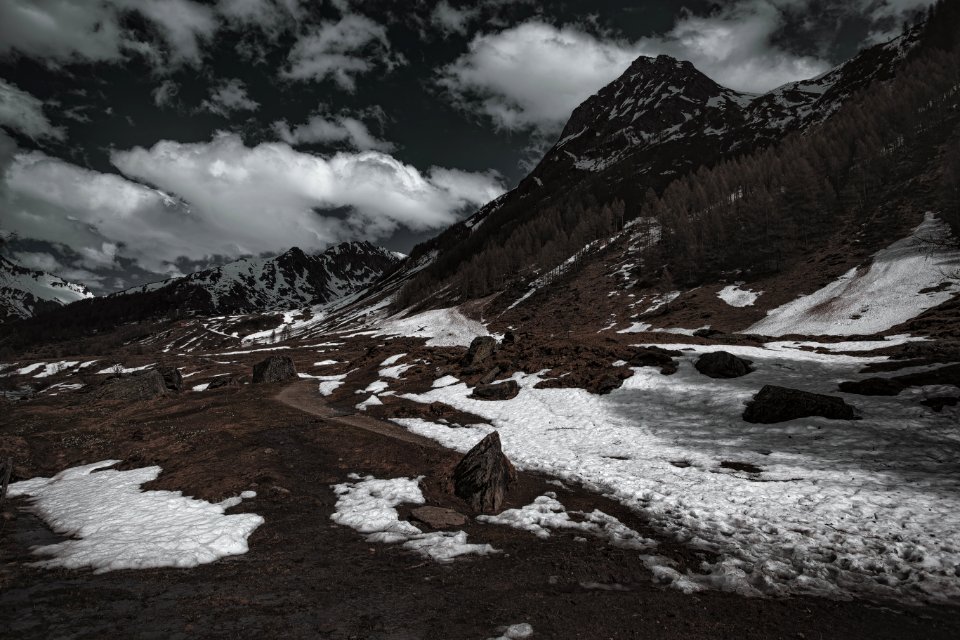 Landscape Photography Of Mountain Slope
