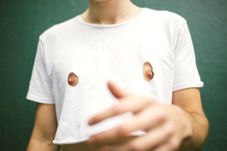 Woman In White Shirt photo