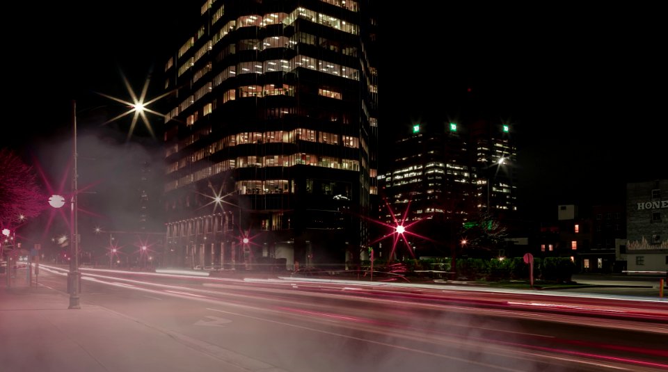 Time Lapse Photography Of Roadway photo