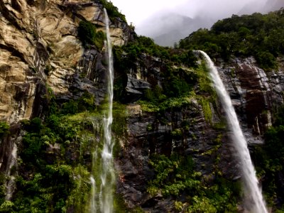 Timelapse Photography Of Flowing Waterfalls photo