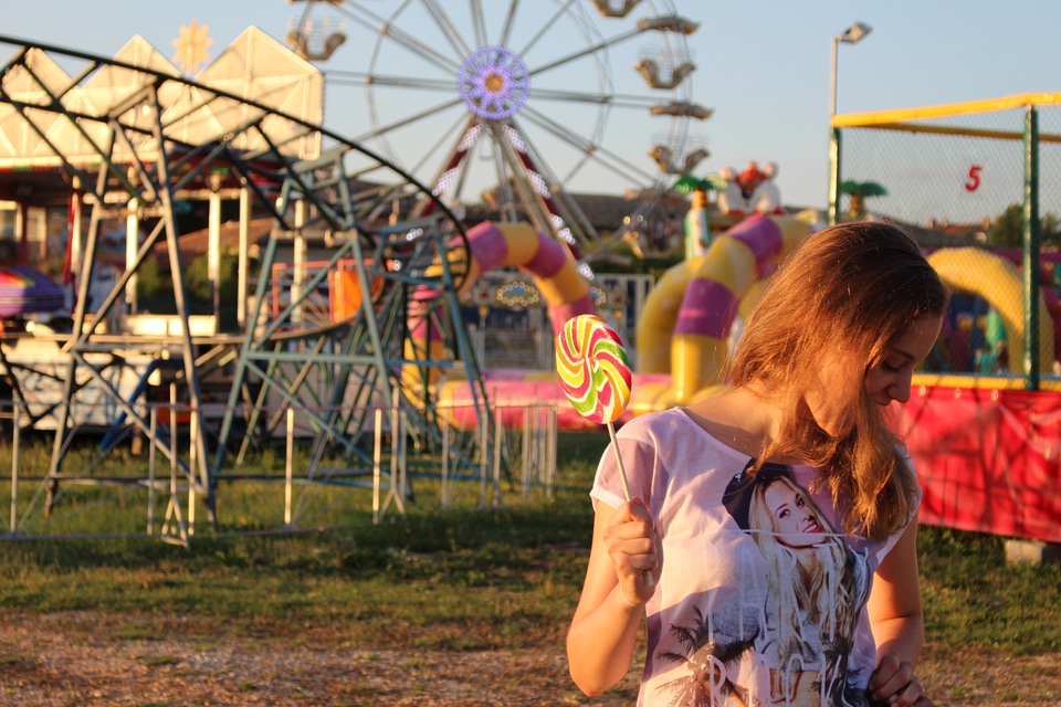 Sweetness fairground pleasure