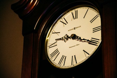 Closeup Photo Roman Numeral Watch