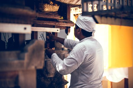 Photography Of Man On Kitchen Room