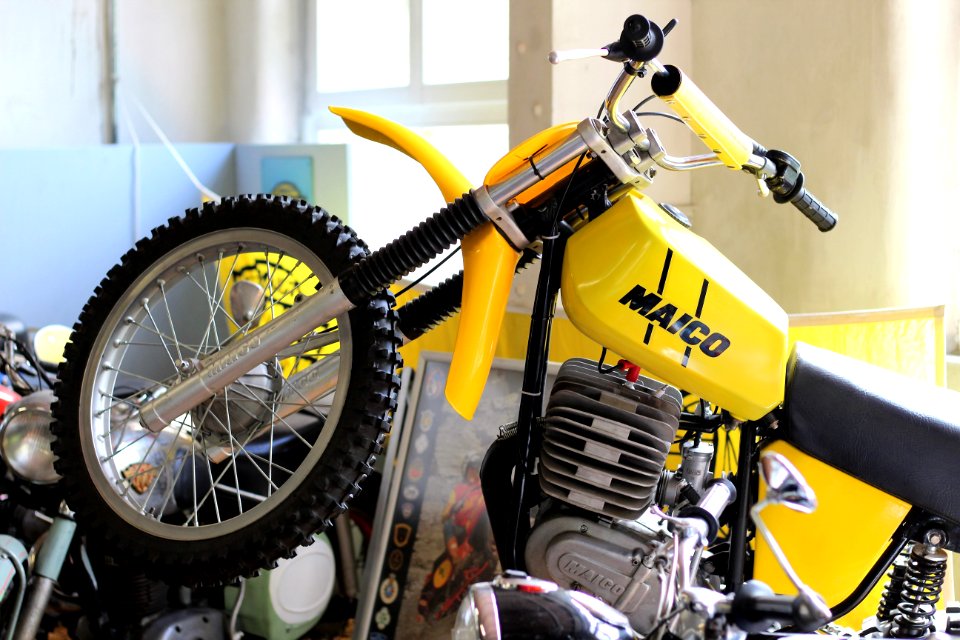 Motor Vehicle Yellow Vehicle Motorcycle