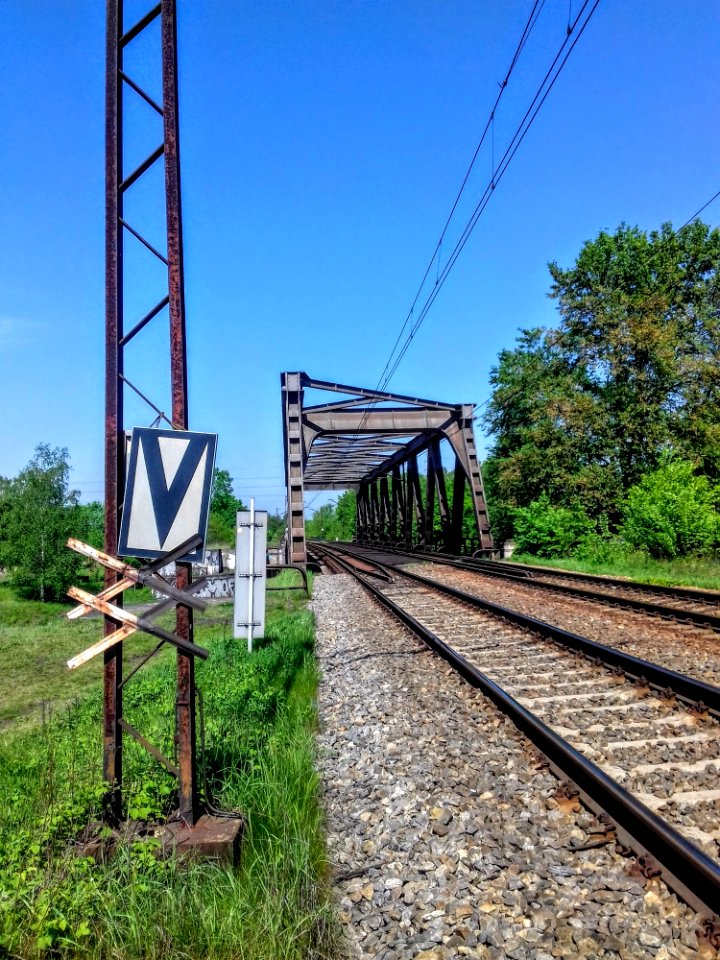 Track Transport Bridge Sky