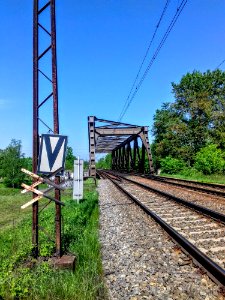 Track Transport Bridge Sky