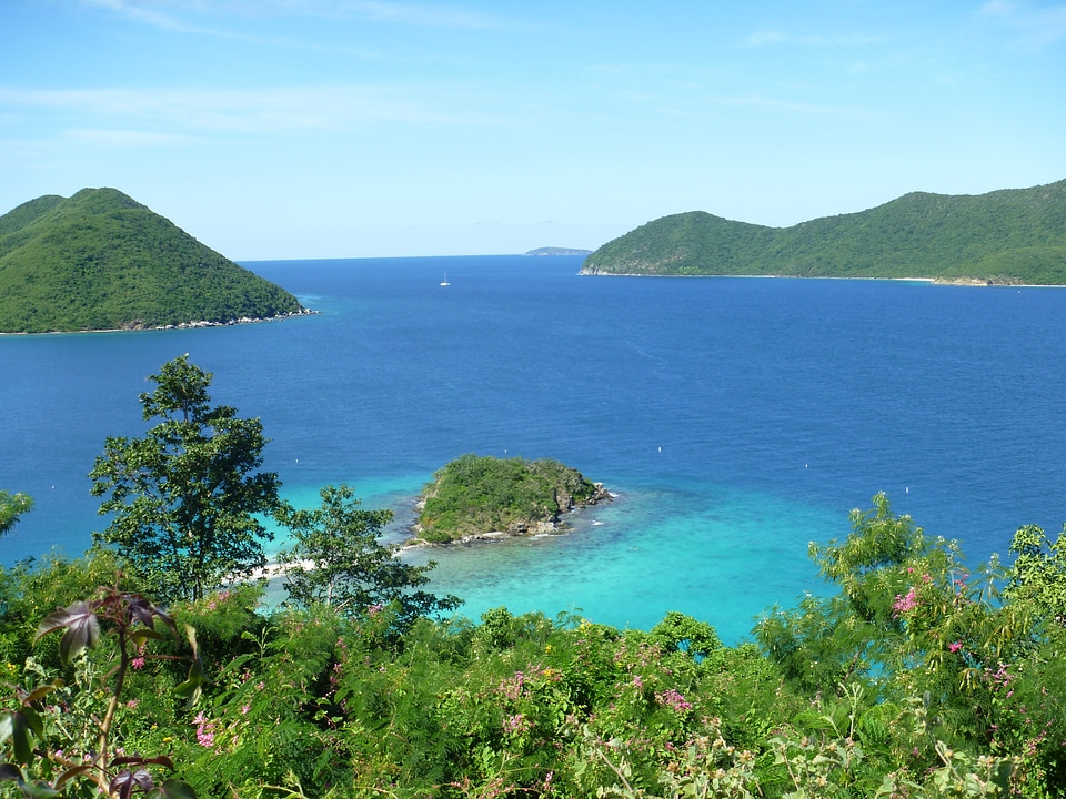 Turquoise sea water