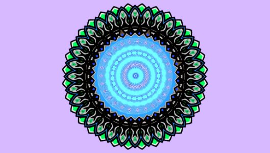 Pattern Circle Symmetry Design
