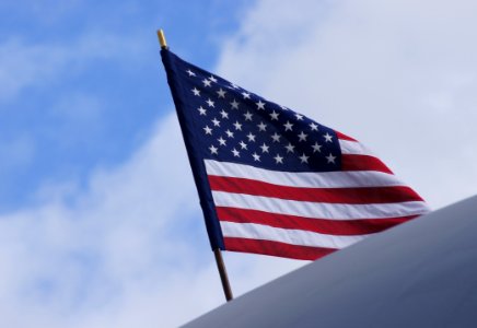 Flag Sky Flag Of The United States Cloud photo