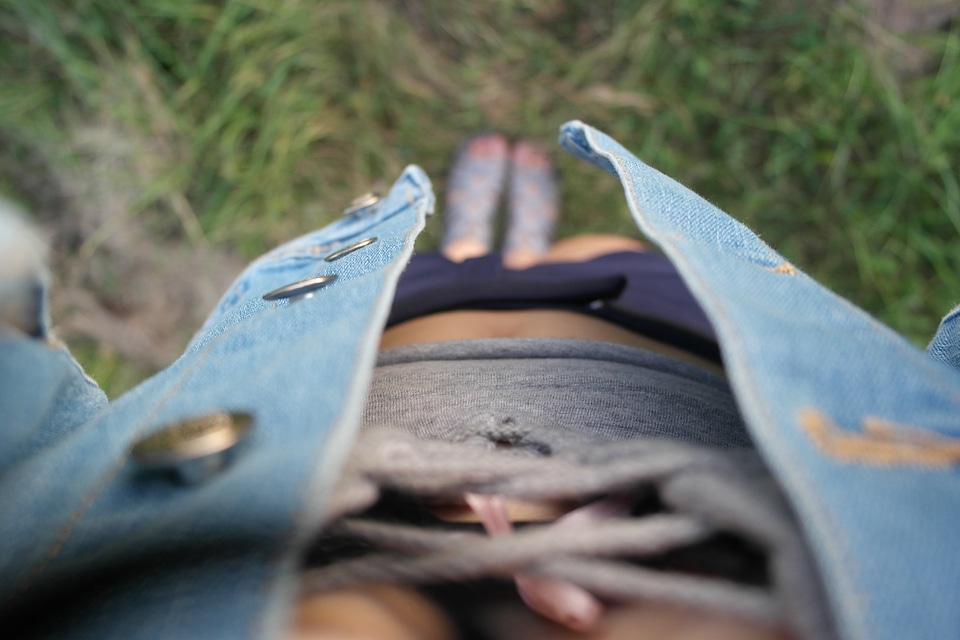 View summer denim vest