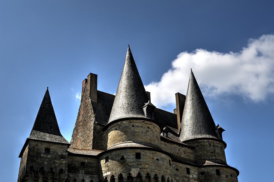 Middle ages architecture monument