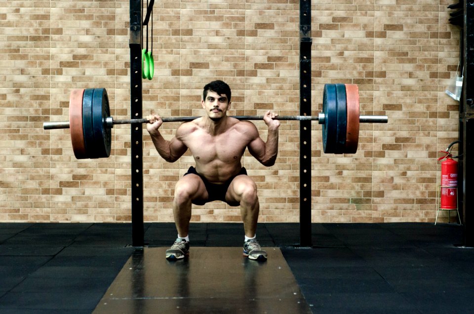 Man Lifting Barbell photo