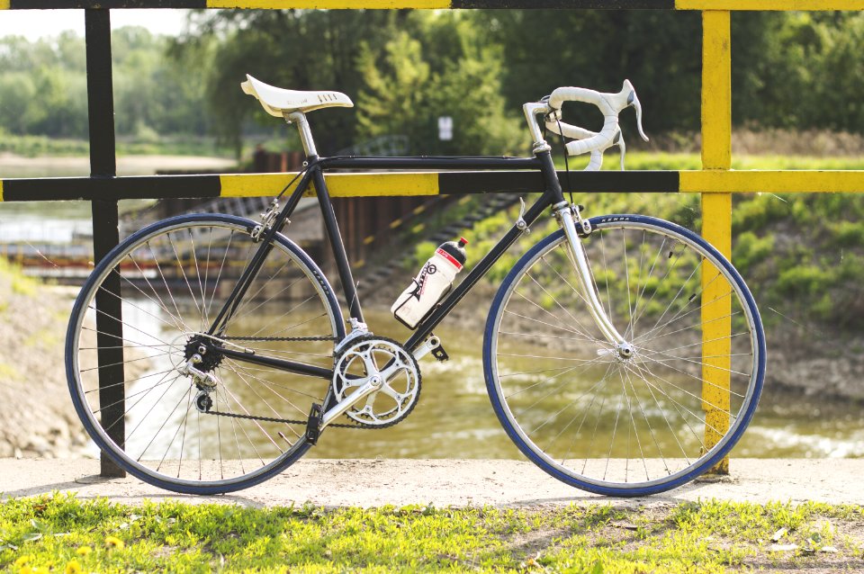 Black And White Road Bike