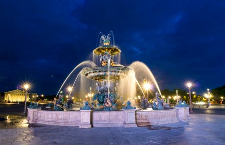 Fountain During Nighttime photo