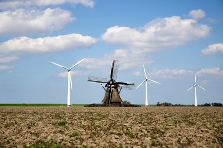 Windmill Wind Farm Wind Turbine Field