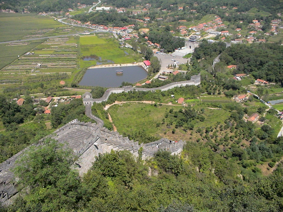 China dandong defensive walls