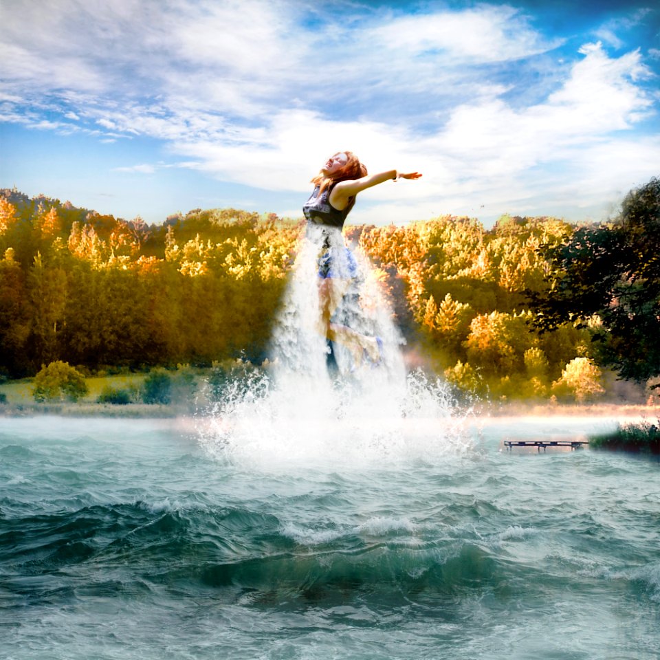 Water Nature Water Feature Sky