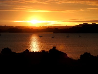 Sky Sunset Sunrise Loch photo