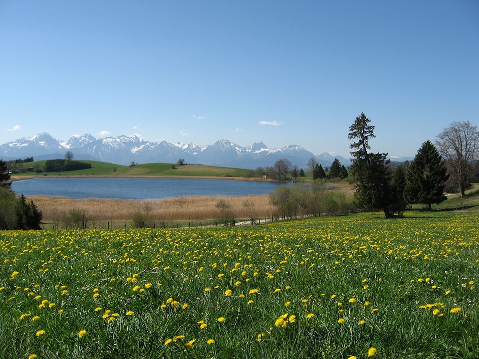 Foothills of the panorama mountains