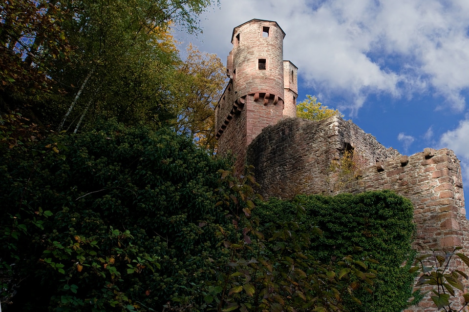 Ruin burgruine germany