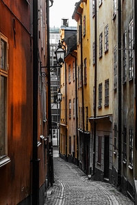 The old town sweden alley photo