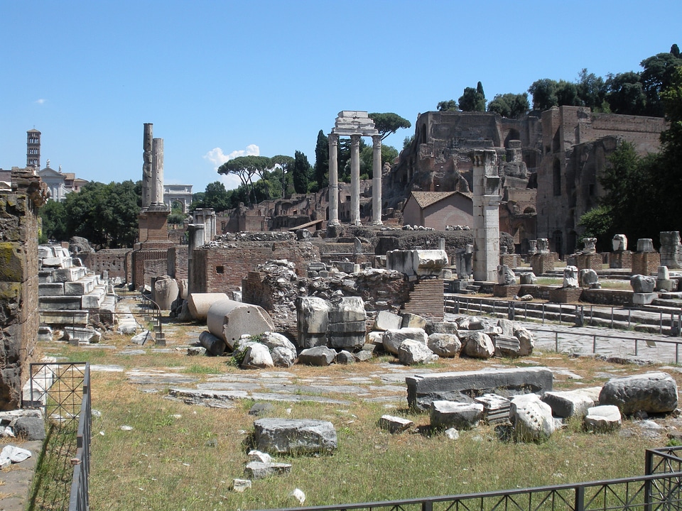 Ancient ruins architecture