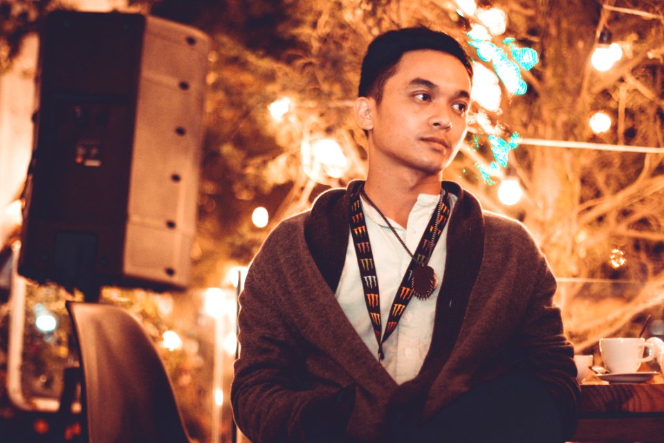 Man Wearing Black Jacket Standing Near Tree