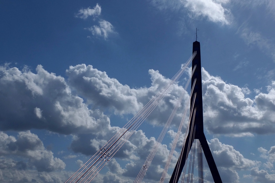 Flehe bridge düsseldorf architecture