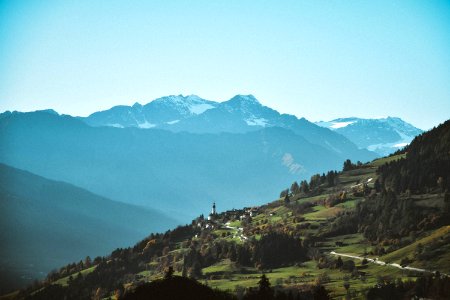 Scenic View Of Mountains