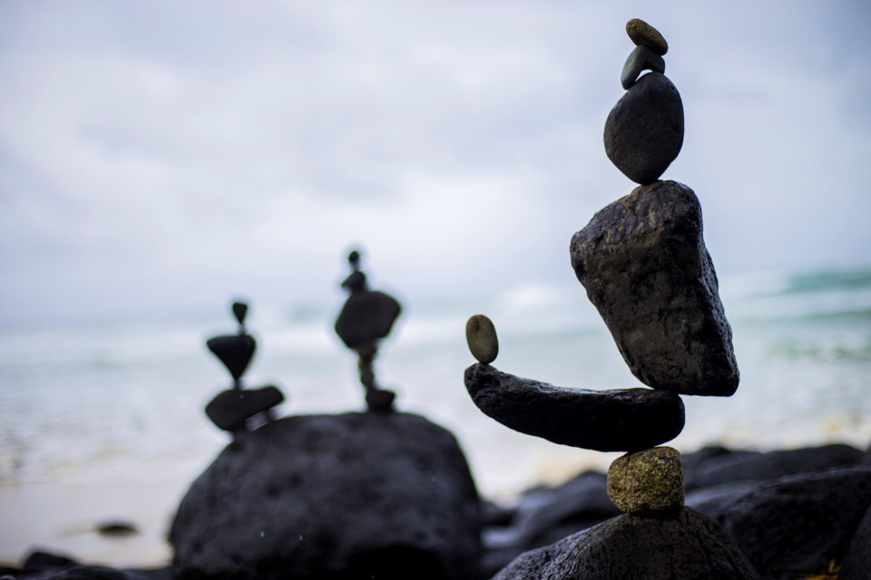 Closeup Photography Of Stacked Stones