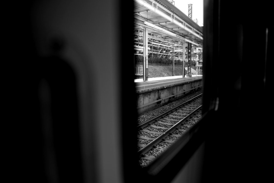 Abstract Black-and-white Blur