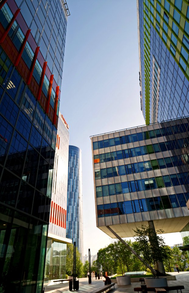 Blue High-rise Buildings