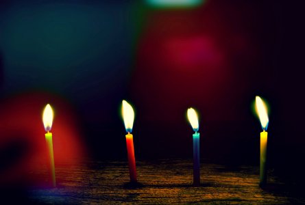 Four Assorted Candles